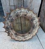 Oud ijzeren wiel brocante vintage industriële, Ophalen of Verzenden