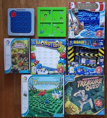 Diverse smartgames en thinkfun spellen beschikbaar voor biedingen