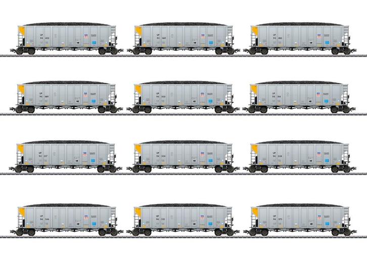 Marklin H0 OVP 45665 Twaalf kolentransportwagens van de UP, Hobby en Vrije tijd, Modeltreinen | H0, Nieuw, Wagon, Gelijkstroom
