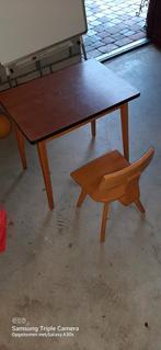 Vintage Kindertafel met Stoel, Ophalen, Gebruikt, Tafel(s) en Stoel(en)