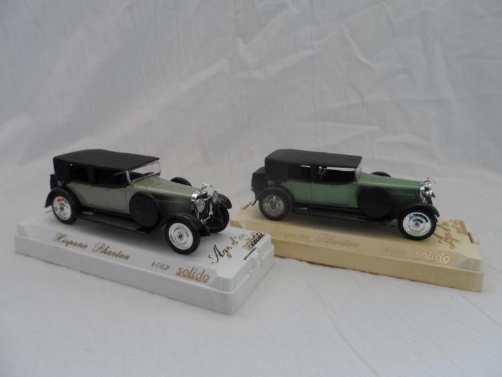 Solido modelauto’s, 4062, HISPANO PHAETON, Hobby en Vrije tijd, Modelauto's | 1:43, Gebruikt, Auto, Dinky Toys, Ophalen of Verzenden
