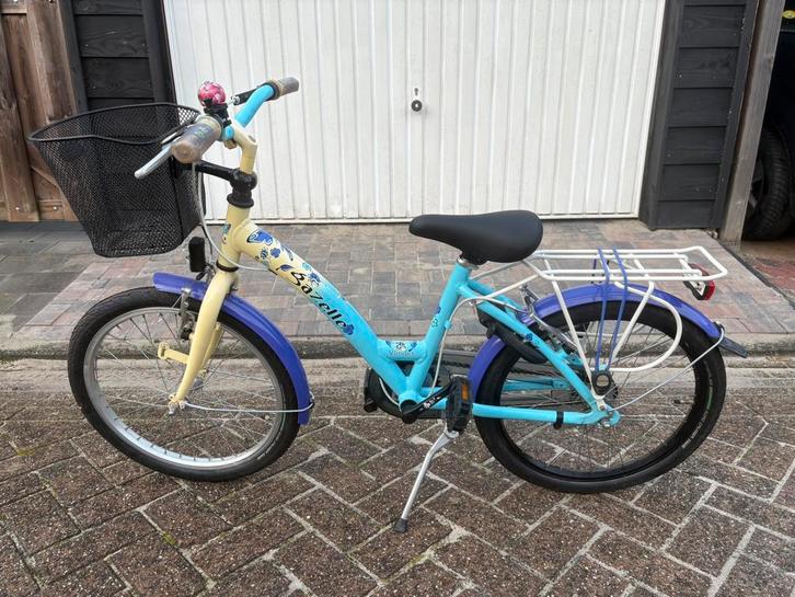 Gazelle meisjesfiets 20 inch(116-122cm lichaamslengte), Fietsen en Brommers, Fietsen | Meisjes, Zo goed als nieuw, 20 inch, Handrem
