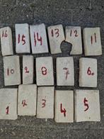 16 vuurvaste kachel stenen, Ophalen of Verzenden, Nieuw, Hout, Houtkachel