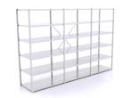 Stellingkast Legbordstelling Stelling Kast Stellingen GS3, Gebruikt, Minder dan 100 cm, Metaal, 25 tot 50 cm