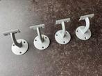 4 leuninghouder grijs aluminium, Ophalen, Zo goed als nieuw, Overige typen