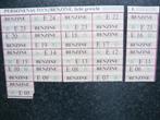 Benzinezegels uit 1973, 21 stuks, Ophalen of Verzenden, Zo goed als nieuw