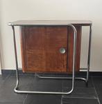 Mooi Art Deco meubel met chrome buizen frame, Antiek en Kunst, Antiek | Meubels | Kasten, Ophalen