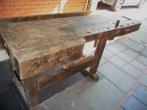 Werkbank vintage, Doe-het-zelf en Verbouw, Werkbanken, Ophalen, Gebruikt, Minder dan 70 cm, Bankschroef