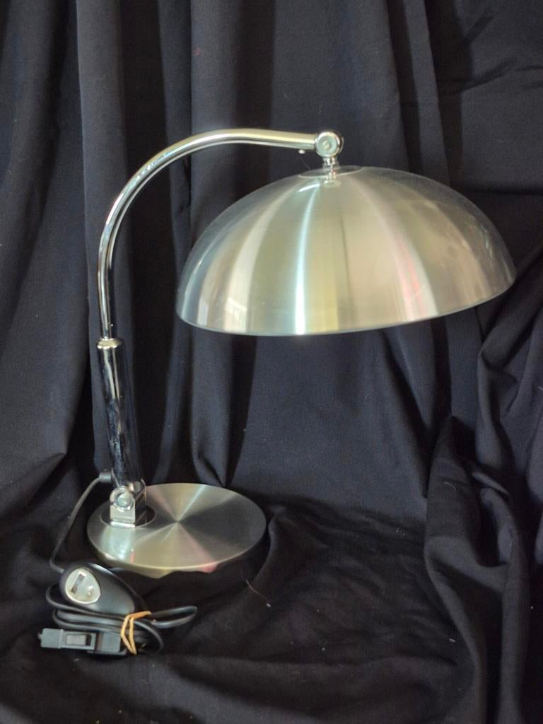 Vintage Bureau of tafellamp van hala, Ophalen of Verzenden, Gebruikt, Metaal, Minder dan 50 cm