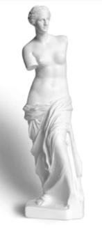 Prachtig beeldje Venus de Milo wit (29cm), Ophalen of Verzenden, Nieuw, Religie