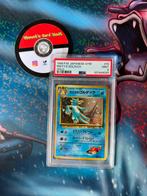 Pokémon Japanese Misty’s Golduck PSA 9, Ophalen of Verzenden, Zo goed als nieuw, Losse kaart