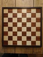 Schaak/dambord met schaakstukken en damschijven., Ophalen of Verzenden, Longfield., Longfield., Longfield.