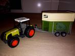 Bruder speelgoed. Claes trekker en veetrailer met dieren, Verzenden