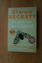 Simon Beckett: de geur van sterfelijkheid, Ophalen of Verzenden, Gelezen, Nederland