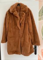 Nep bontjas, Kleding | Dames, Jassen | Winter, Ophalen of Verzenden, Zo goed als nieuw, Maat 42/44 (L), Bruin