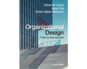 Organizational Design 9781108717564 beschikbaar voor biedingen