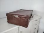 K366 VINTAGE jaren 40 - 50 koffer vulcan fibre zeer fraai, 60 tot 70 cm, Overige materialen, Gebruikt, Ophalen of Verzenden