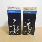2x (borrel) glas - verzilverde voet Keltum [1117], Ophalen