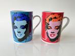 2 bekers Marilyn Monroe (Andy Warhol), Huis en Inrichting, Keuken | Servies, Ophalen of Verzenden, Gebruikt, Overige stijlen, Kop(pen) en/of Schotel(s)