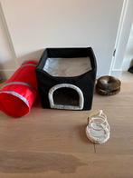 Kattenmandje inclusief speelgoed, Dieren en Toebehoren, Katten-accessoires, Ophalen, Gebruikt
