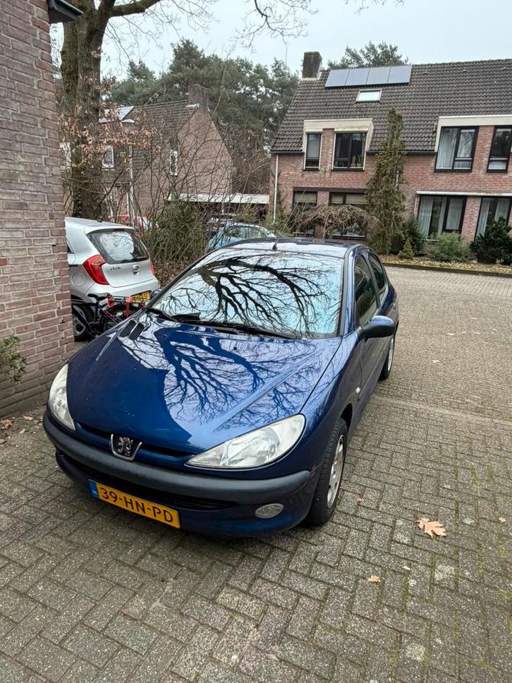 Peugeot 206 1.4 5D 2001 Blauw, Auto's, Peugeot, Particulier, Airbags, Airconditioning, Centrale vergrendeling, Elektrische buitenspiegels