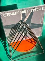 Chroom platenrek magazineholder space age RVS driehoek, Ophalen of Verzenden, Gebruikt