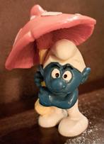 Smurf met paddenstoel paraplu van Bully Germany. Peyo, Ophalen of Verzenden, Gebruikt
