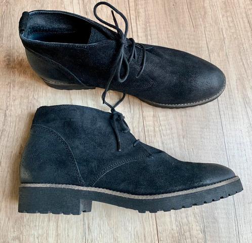 Manfield NIEUW zwart nubuck leren schoenen mt 40., Kleding | Dames, Schoenen, Nieuw, Schoenen met lage hakken, Zwart, Ophalen of Verzenden