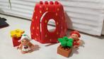 Lego little forest aardbei huis met poppetjes, Duplo, Gebruikt, Ophalen of Verzenden, Losse stenen