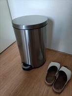Pedaalemmer 40L, Huis en Inrichting, Emmers, Ophalen, Zo goed als nieuw, RVS, Met deksel