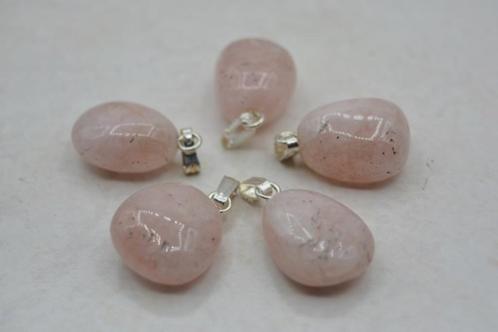 Aardbienkwarts hangers, Sieraden, Tassen en Uiterlijk, Edelstenen, Nieuw, Ophalen of Verzenden