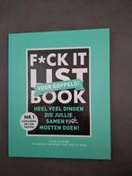 F*ck It List Book voor Koppels - Nieuw!, Jacob & Haver, Nieuw, Ophalen of Verzenden, Anekdotes en Observaties