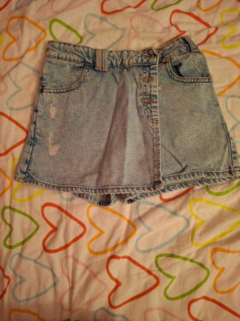 jeans skort Zara maat 140, Broek, Meisje, Ophalen of Verzenden, Zo goed als nieuw