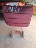 Zadelpad anky velvet bordeaux, Dieren en Toebehoren, Paarden en Pony's | Dekens en Dekjes, Ophalen of Verzenden, Nieuw