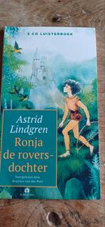 Astrid Lindgren - 5 cd's luisterboek Ronja de roversdochter, Ophalen of Verzenden, Astrid Lindgren