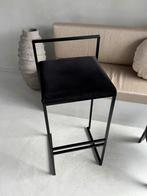 Barstoel by Crea zwart, Huis en Inrichting, Barkrukken, 1 kruk, Ophalen, Gebruikt, 60 tot 90 cm