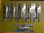 5 rechtse en 1 linkse Franse paumelle scharnieren, Doe-het-zelf en Verbouw, Hang- en Sluitwerk, Ophalen of Verzenden, Nieuw, IJzer