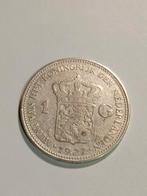Een gulden Wilhelmina 1922, Postzegels en Munten, Munten | Nederland, Ophalen of Verzenden, Koningin Wilhelmina, 1 gulden, Zilver