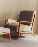 Fauteuil en voetenbankje Zara Home, Huis en Inrichting, Fauteuils, Ophalen, 75 tot 100 cm, Zo goed als nieuw, 50 tot 75 cm