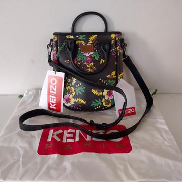 Kenzo - Mini Pop Tote tasje - nieuw - zwart gebloemd beschikbaar voor biedingen