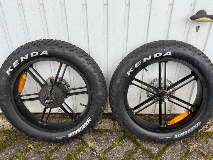 I.Z.G.ST SET FATBIKE WIELEN, Fietsen en Brommers, Fietsonderdelen, Zo goed als nieuw, Algemeen, Wiel, Ophalen