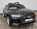Audi E-tron 12v Metallic Blauw - RC - Leder zit - 4x4 NIEUW, Ophalen of Verzenden, Nieuw