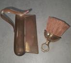 1920 Antiek UK Kruimeldief Koper Messing Set kruimelveger, Ophalen of Verzenden