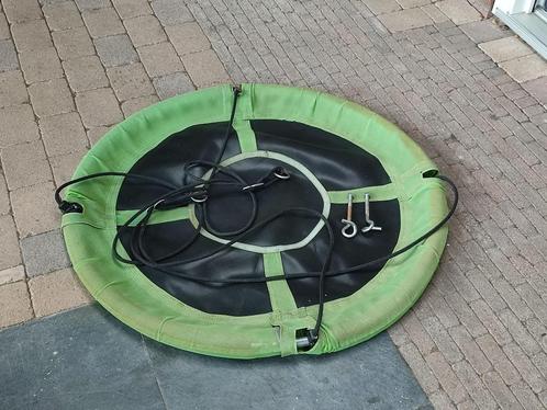 Netschommel 110cm. met schommelhaken, Kinderen en Baby's, Speelgoed | Buiten | Speeltoestellen, Gebruikt, Schommel, Ophalen of Verzenden