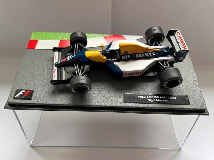 Williams FW14B – Nigel Mansell – 1992 | schaal 1:43, Hobby en Vrije tijd, Modelauto's | 1:43, Zo goed als nieuw, Auto, Overige merken