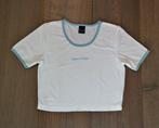 ZGAN: wit boxy topje blauw afgebiest; Marc O' Polo; mt 164, Kinderen en Baby's, Kinderkleding | Maat 164, Meisje, Ophalen of Verzenden
