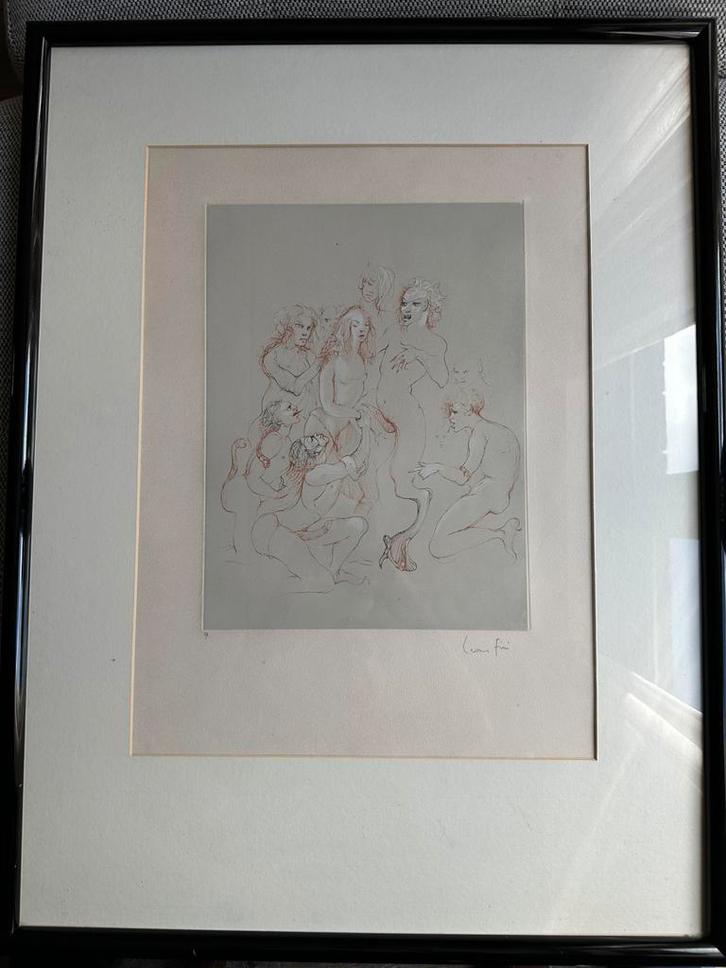 lithografie van Leonor Fini, met de hand gesigneerd., Antiek en Kunst, Kunst | Litho's en Zeefdrukken, Ophalen of Verzenden