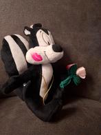 Valentijn Pepé Le Pew Knuffel met Roos en Kus (A), Ophalen of Verzenden, Gebruikt