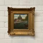 Schilderij lutherse kerk Amsterdam, Antiek en Kunst, Kunst | Schilderijen | Klassiek, Verzenden