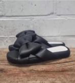 Nubikk - Prachtige leren slippers maat 37 - Nieuw €180, Kleding | Dames, Schoenen, Slippers, Nubikk, Zwart, Nieuw